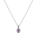Diamond necklace with Kunzite Princess Essence1