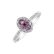 Diamond ring with Kunzite Sintharia2