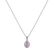Diamond necklace with Kunzite Princess Essence1