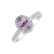 Diamond ring with Kunzite Sintharia2