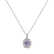 Diamond necklace with Kunzite Goddess Elegance2