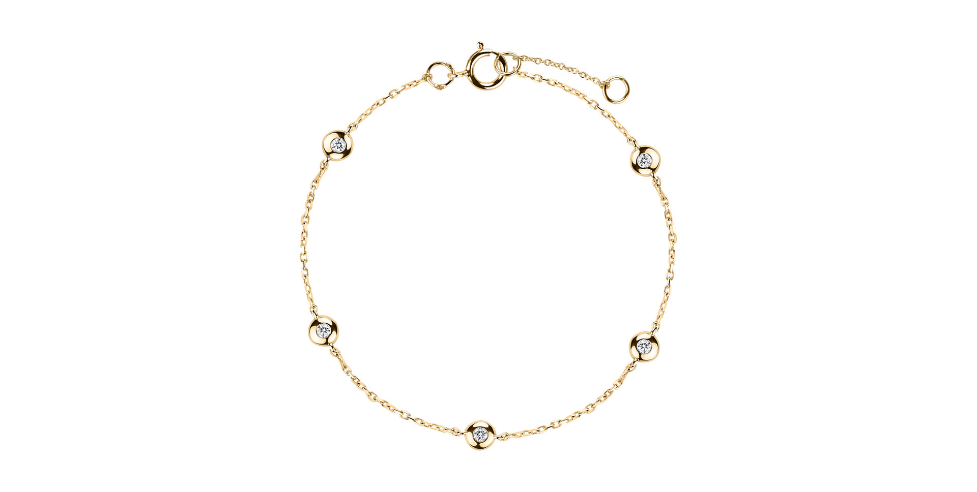 Bracelet with diamonds Sparkling Dot