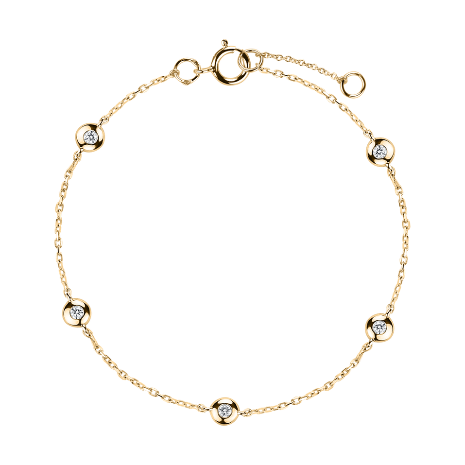 Bracelet with diamonds Sparkling Dots