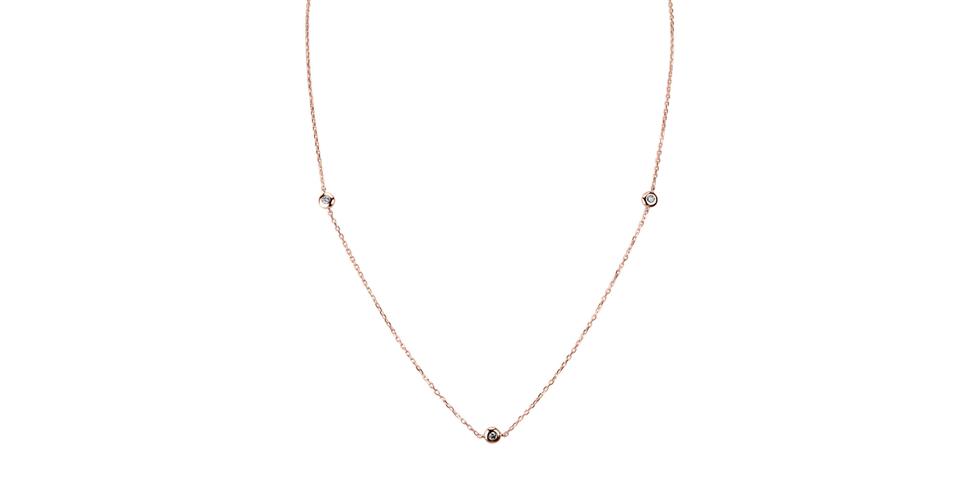 Diamond necklace Sparkling Dots