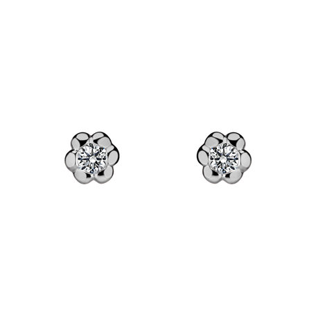 Diamond earrings Blooming Love