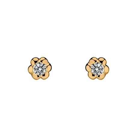 Diamond earrings Blooming Love