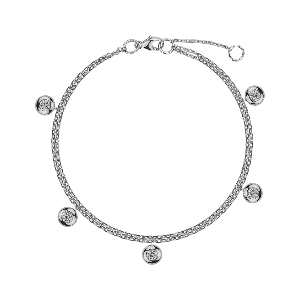 Bracelet with diamonds Delouise