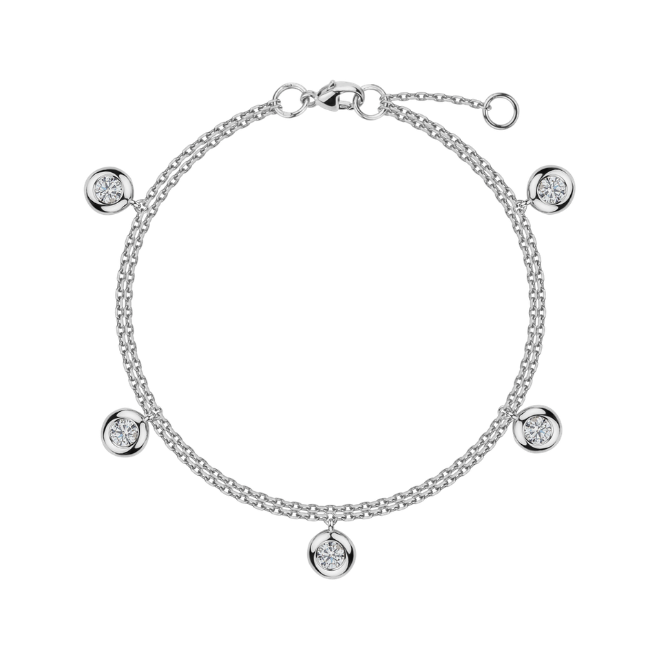 Bracelet with diamonds Delouise
