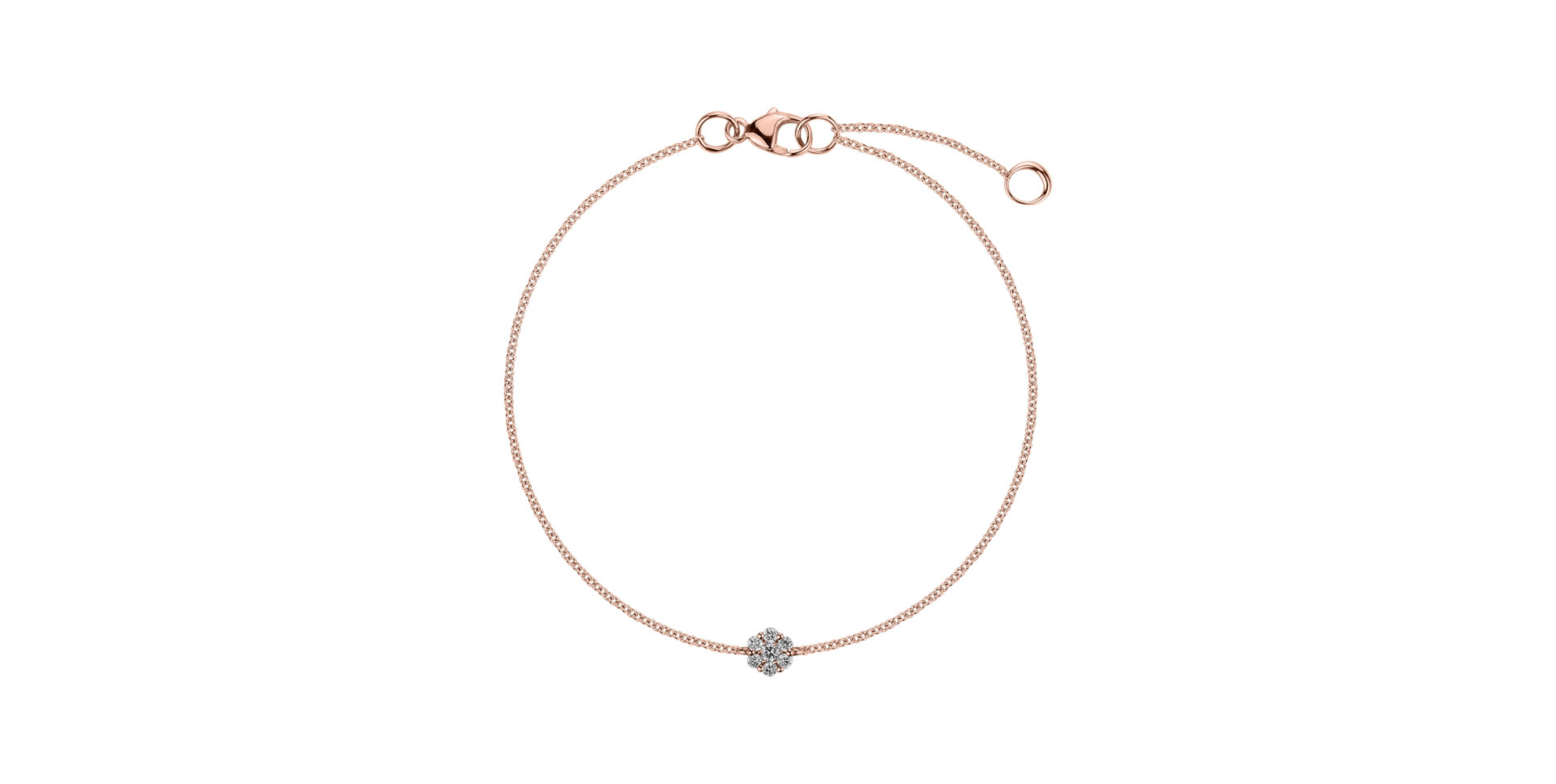 Bracelet with diamonds Evening Sky