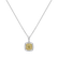 Pendant with yellow and white diamonds Bright Feeling2