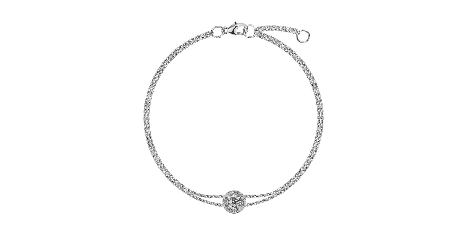 Bracelet with diamonds Protection