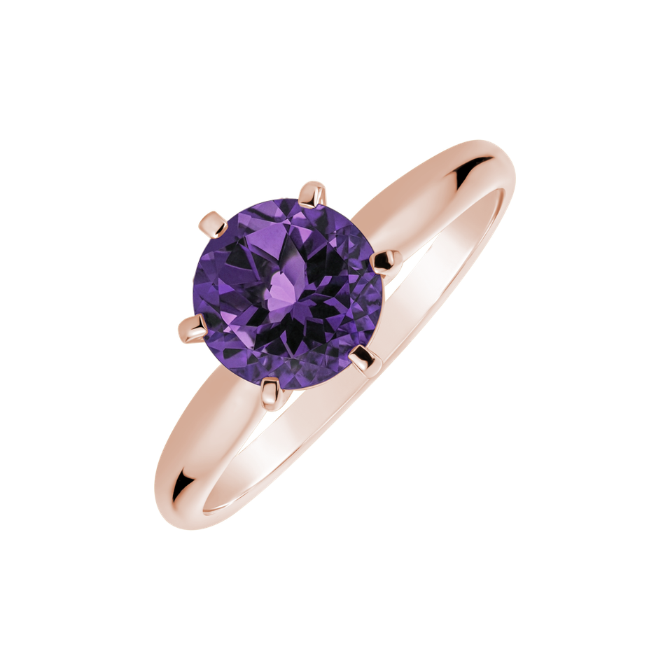 Ring with Amethyst Eternal Joy