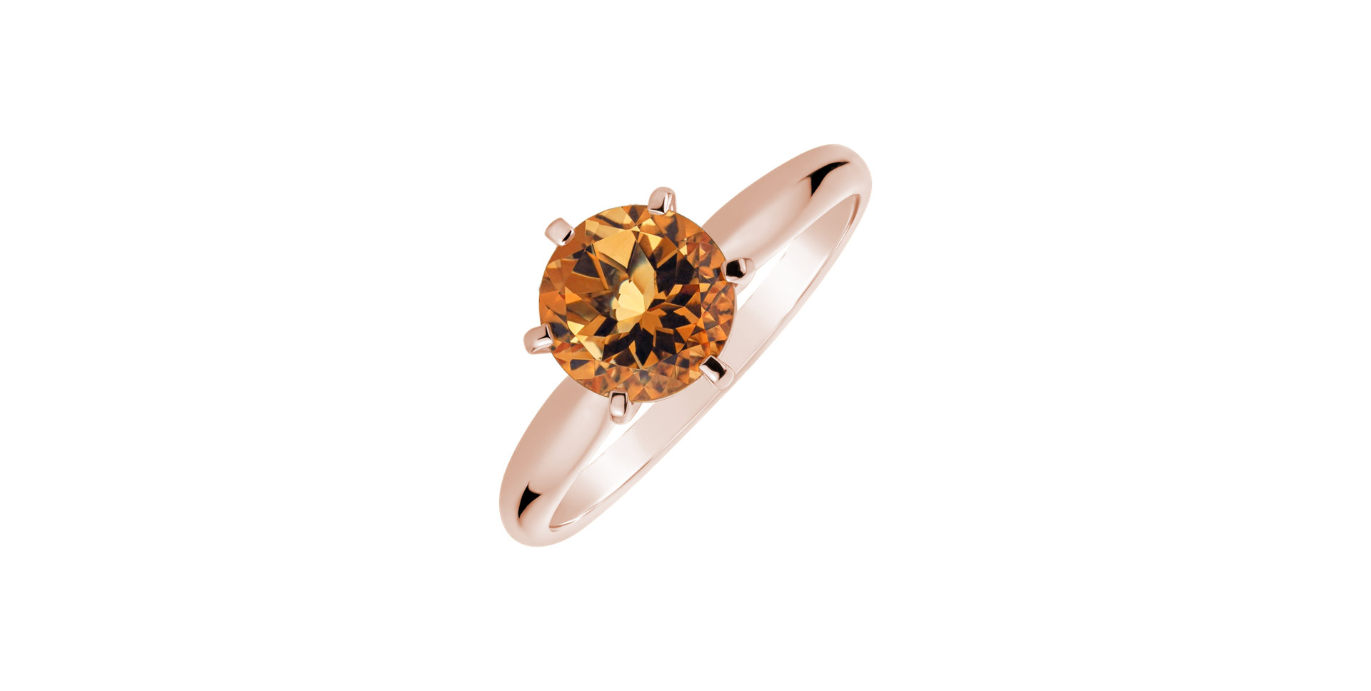 Ring with Citrine Eternal Joy