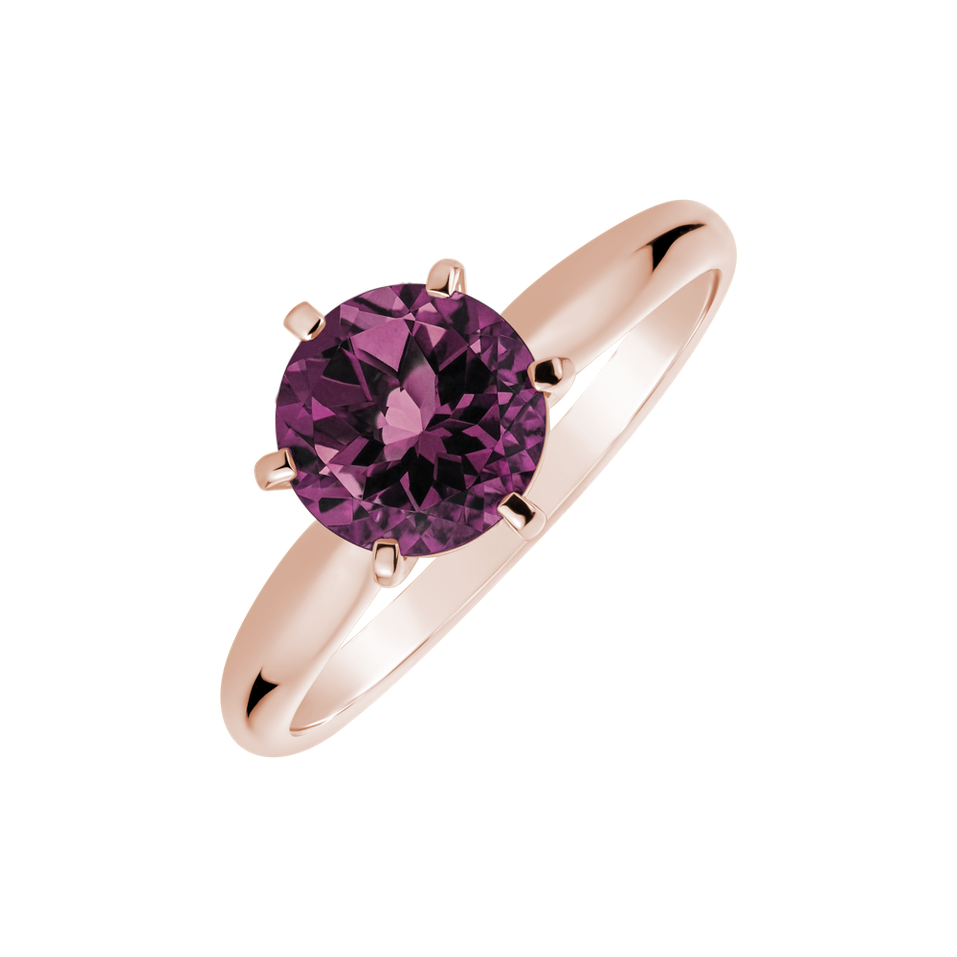 Ring with Rhodolite Eternal Joy