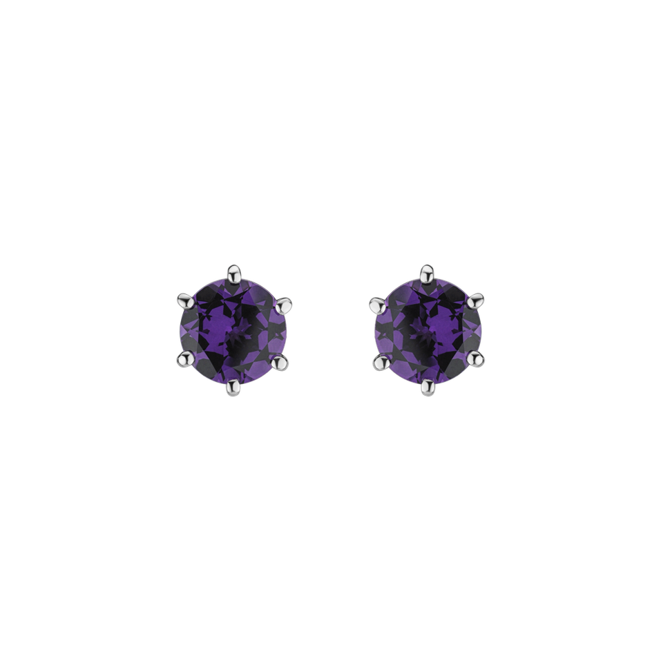 Earrings with Amethyst Vesper Romance