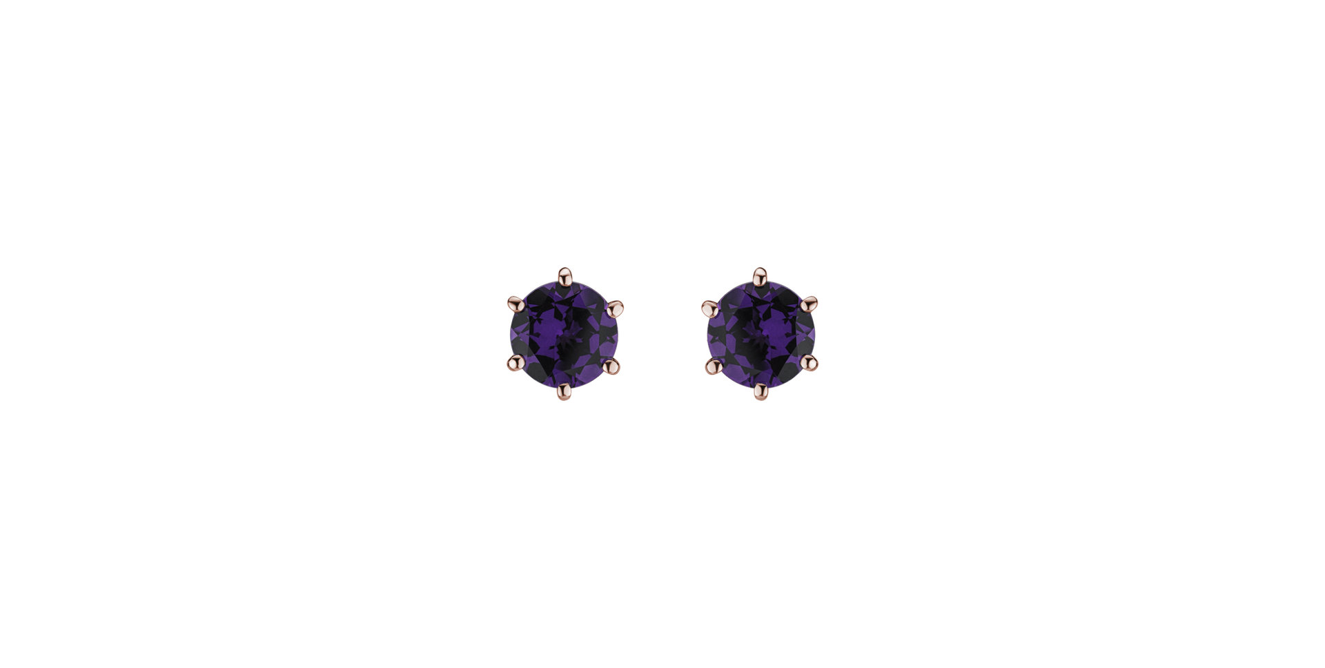 Earrings with Amethyst Vesper Romance