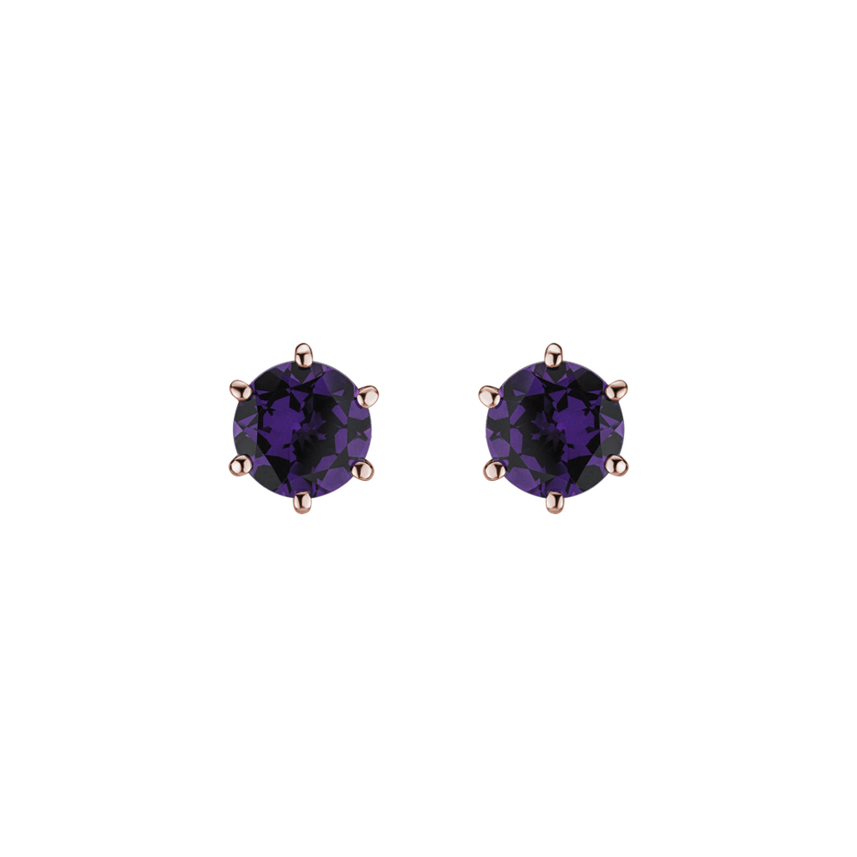 Earrings with Amethyst Vesper Romance