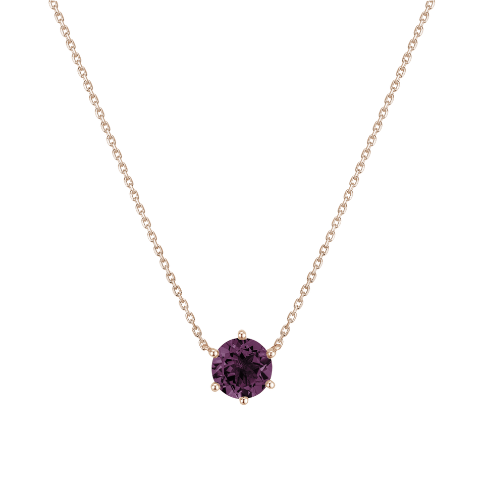 Necklace with Rhodolite Essential Drop