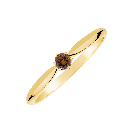 Ring with orange diamonds Eternal Joy