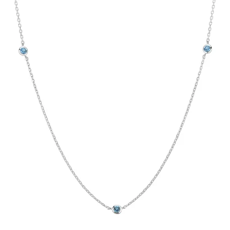 Necklace with Topaz Rain Hope