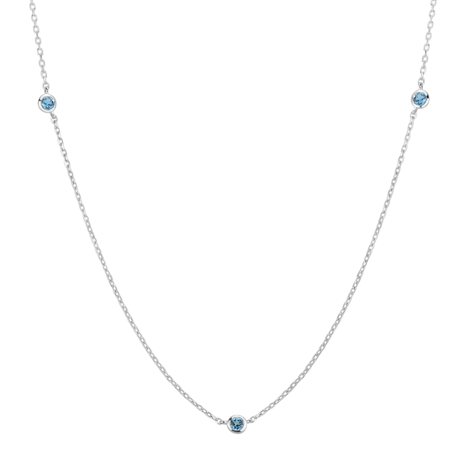 Necklace with Topaz Rain Hope