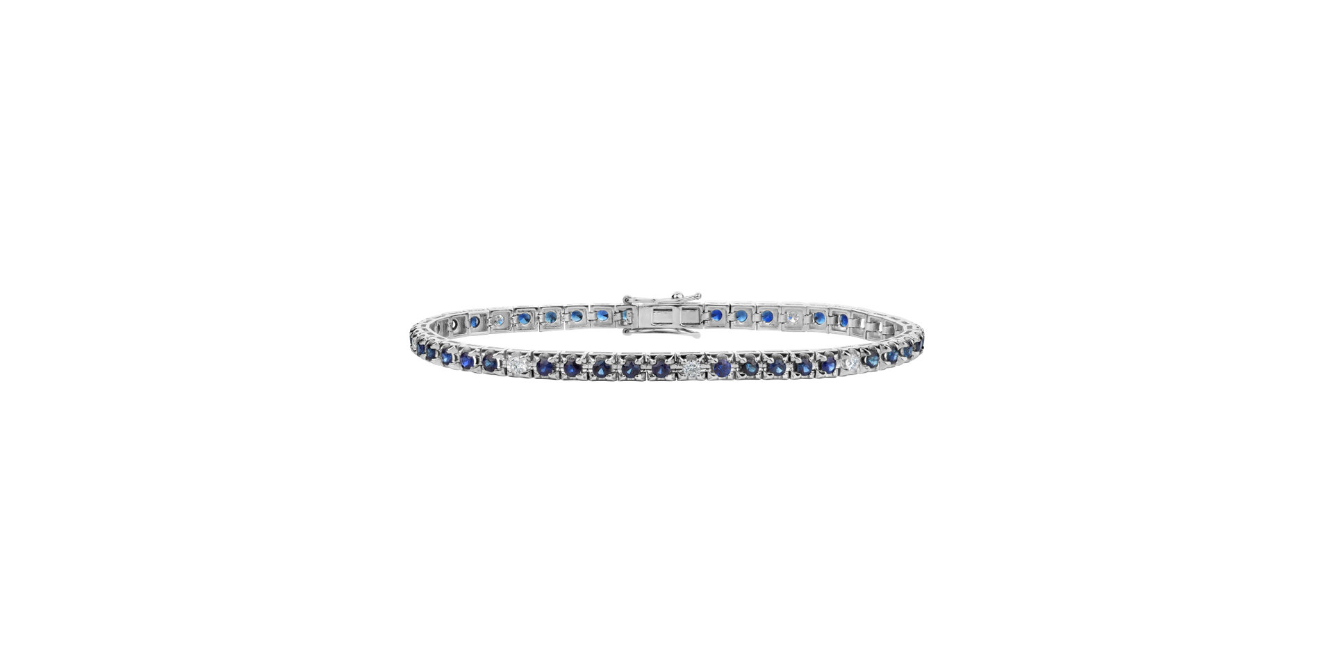 Diamond bracelet with Sapphire Ralana