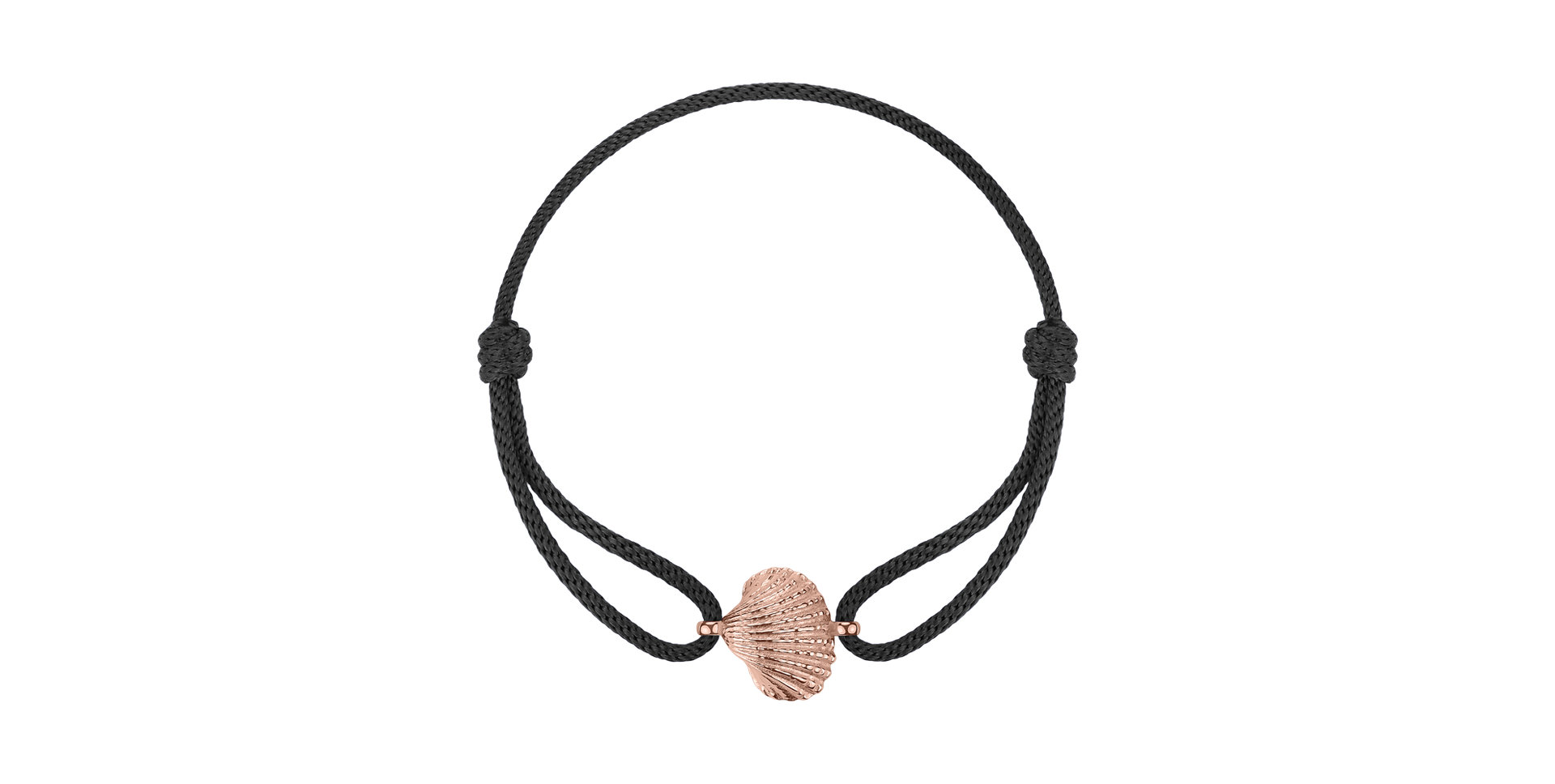 Bracelet with cord Luxury Clam