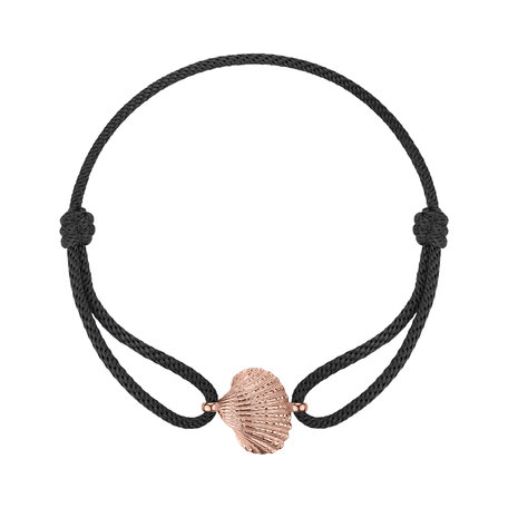 Bracelet with cord Luxury Clam