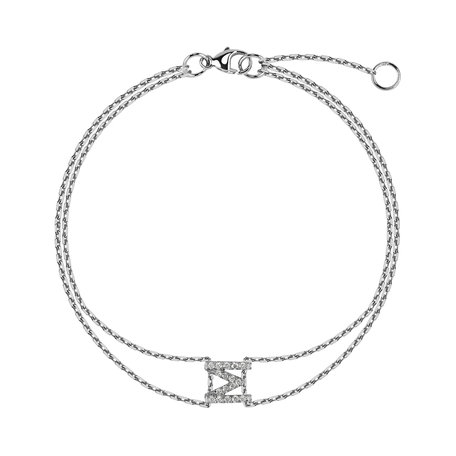 Bracelet with diamonds Magic Letter