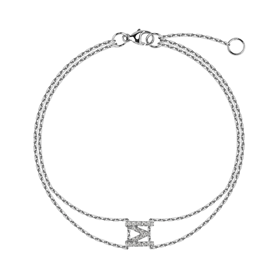 Bracelet with diamonds Magic Letter