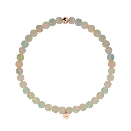 Bracelet with Opal White Fancy Beauty