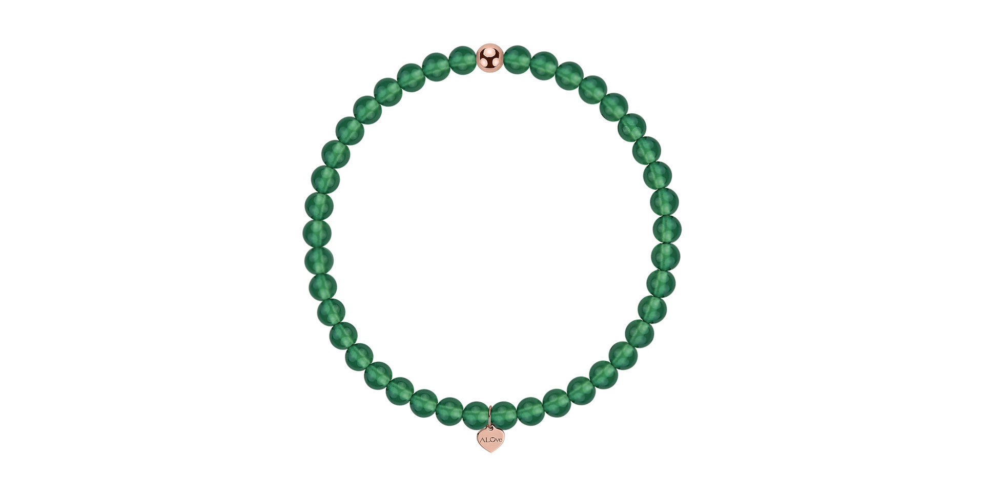 Bracelet with Garnet Green Fancy Beauty