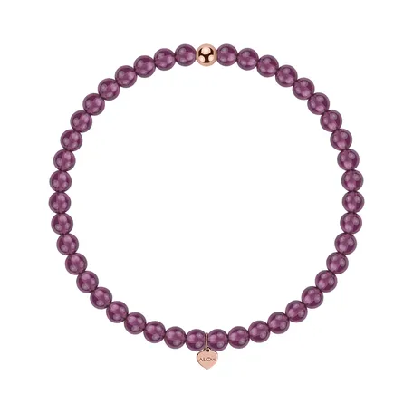 Bracelet with Garnet Purple Fancy Beauty