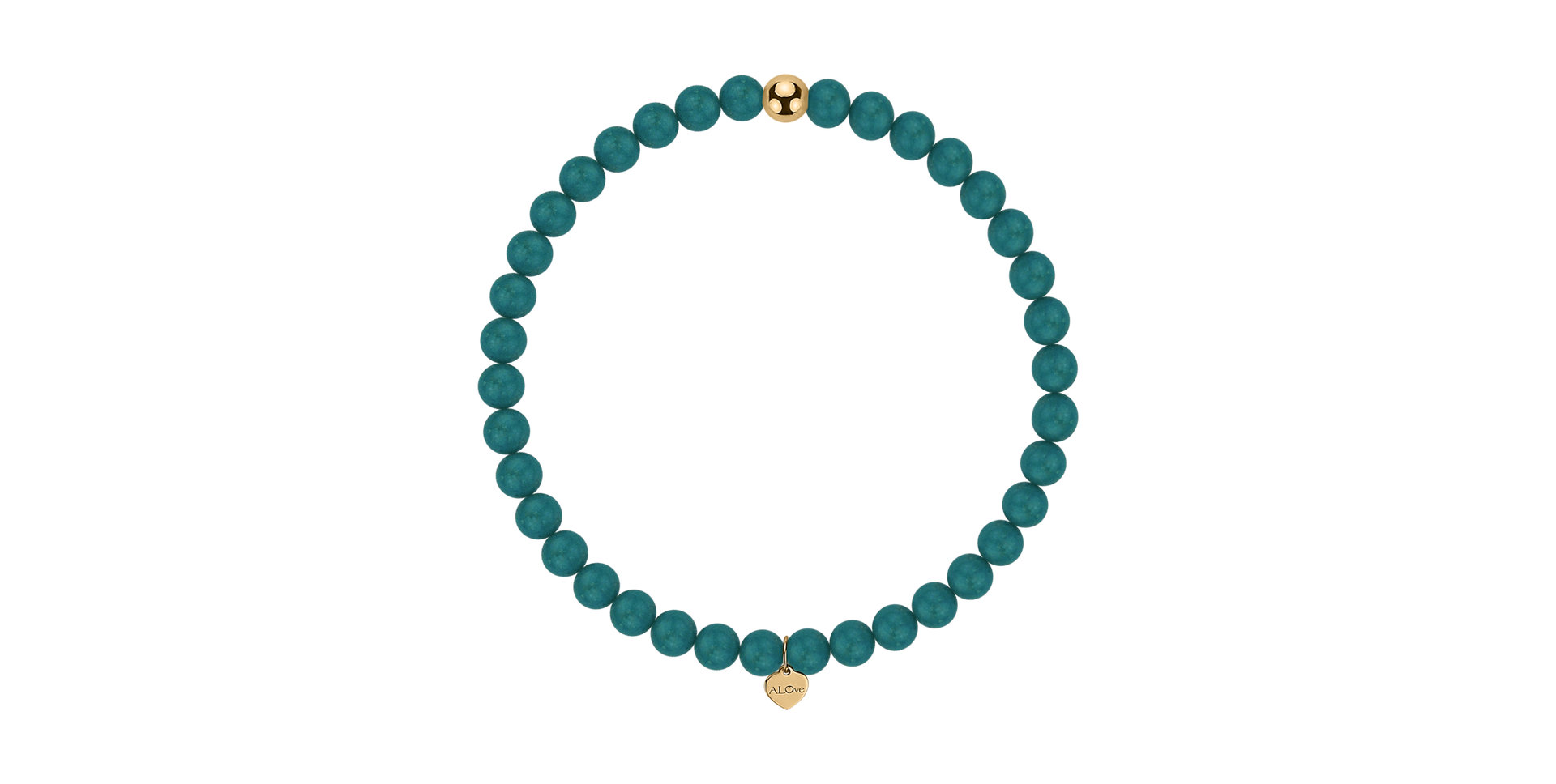 Bracelet with Turquoise Green Fancy Beauty