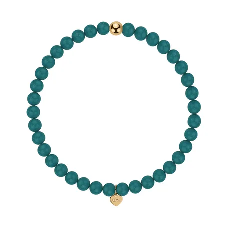 Bracelet with Turquoise Green Fancy Beauty