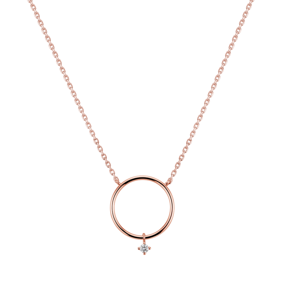 Diamond necklace Circle of Luck