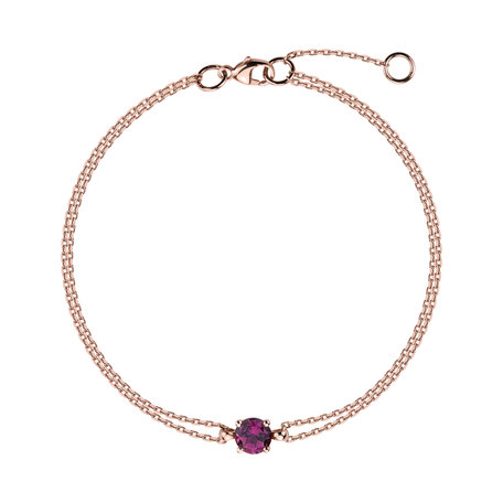 Bracelet with Rhodolite Roneme