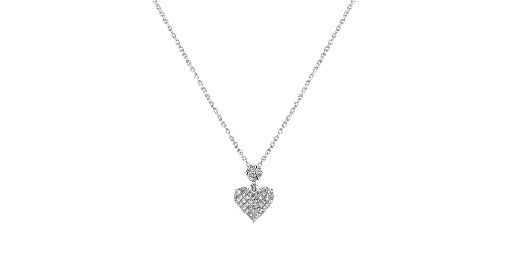 Diamond pendant Feisty Heart