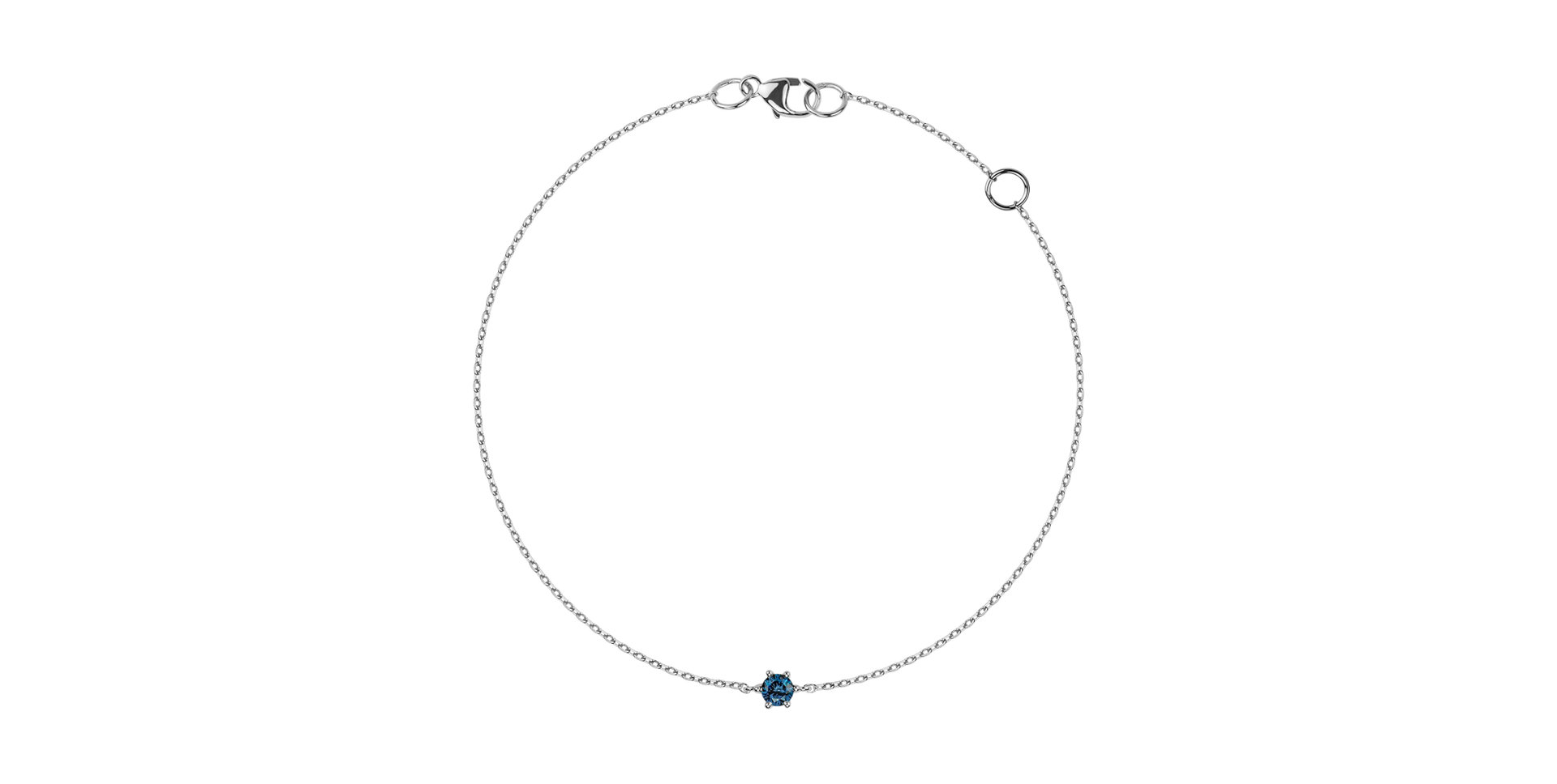 Bracelet with blue diamonds Starlit Symphony