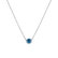 Necklace with blue diamonds Essential Drop2