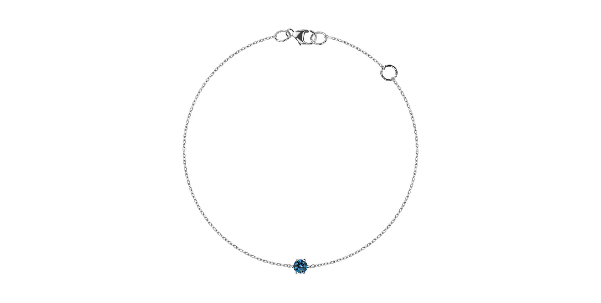 Bracelet with blue diamonds Starlit Symphony