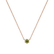 Necklace with green diamonds Essential Drop2