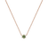 Necklace with green diamonds Essential Drop2