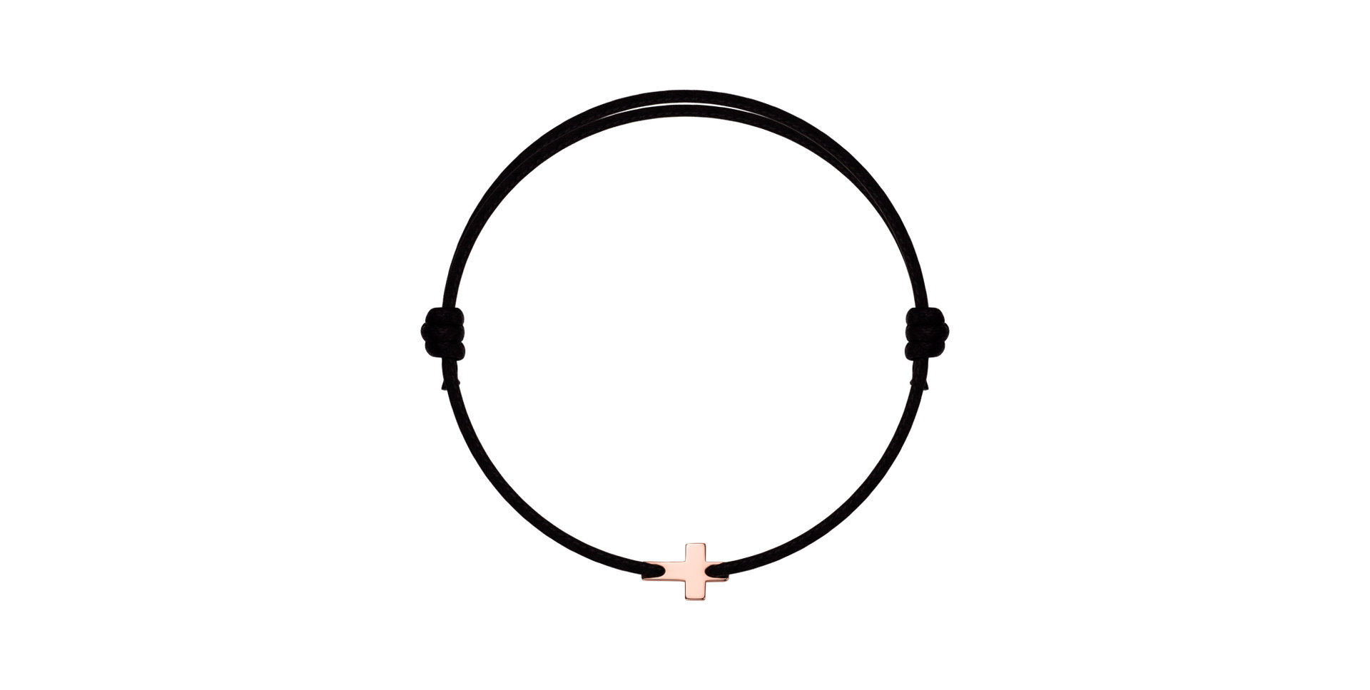 Bracelet with cord Faith Cross