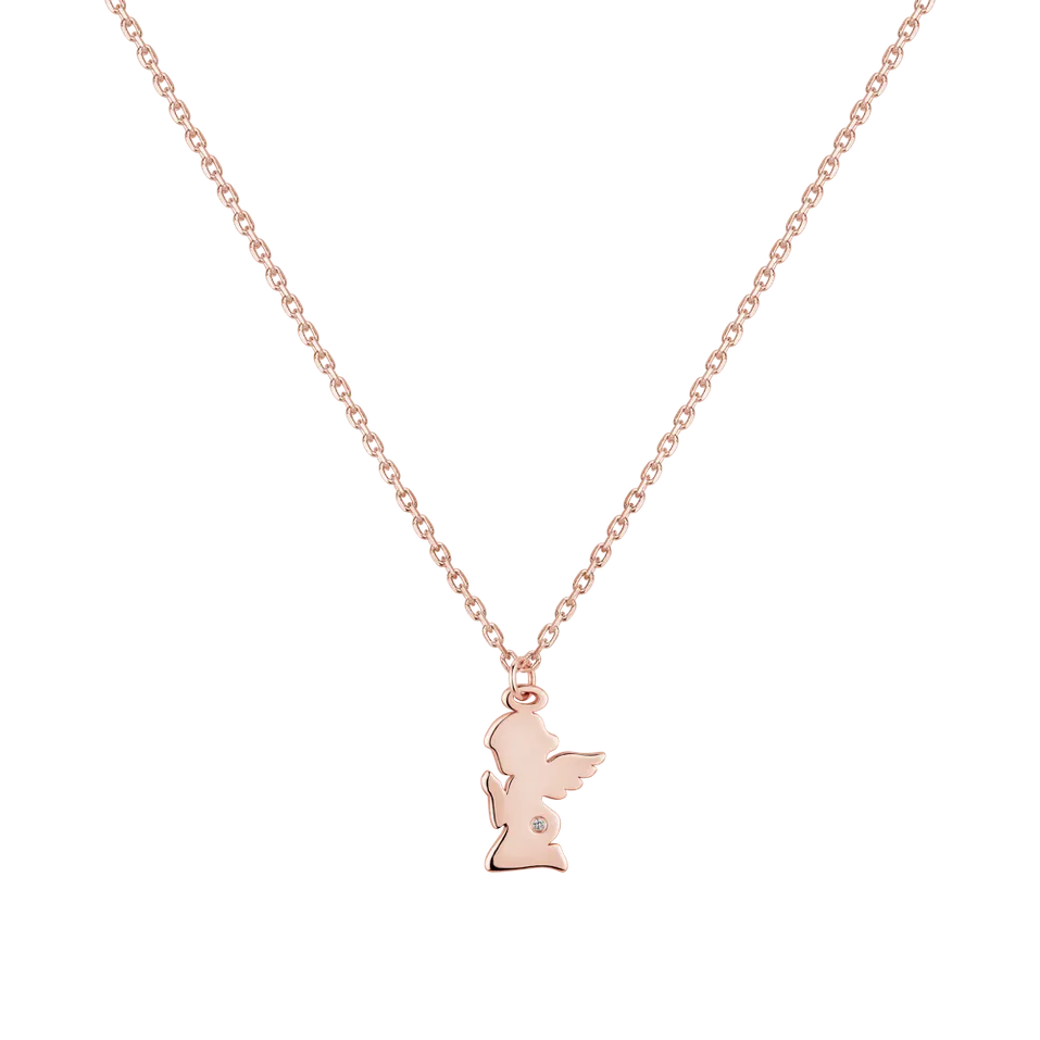 Diamond necklace Lonely Angel