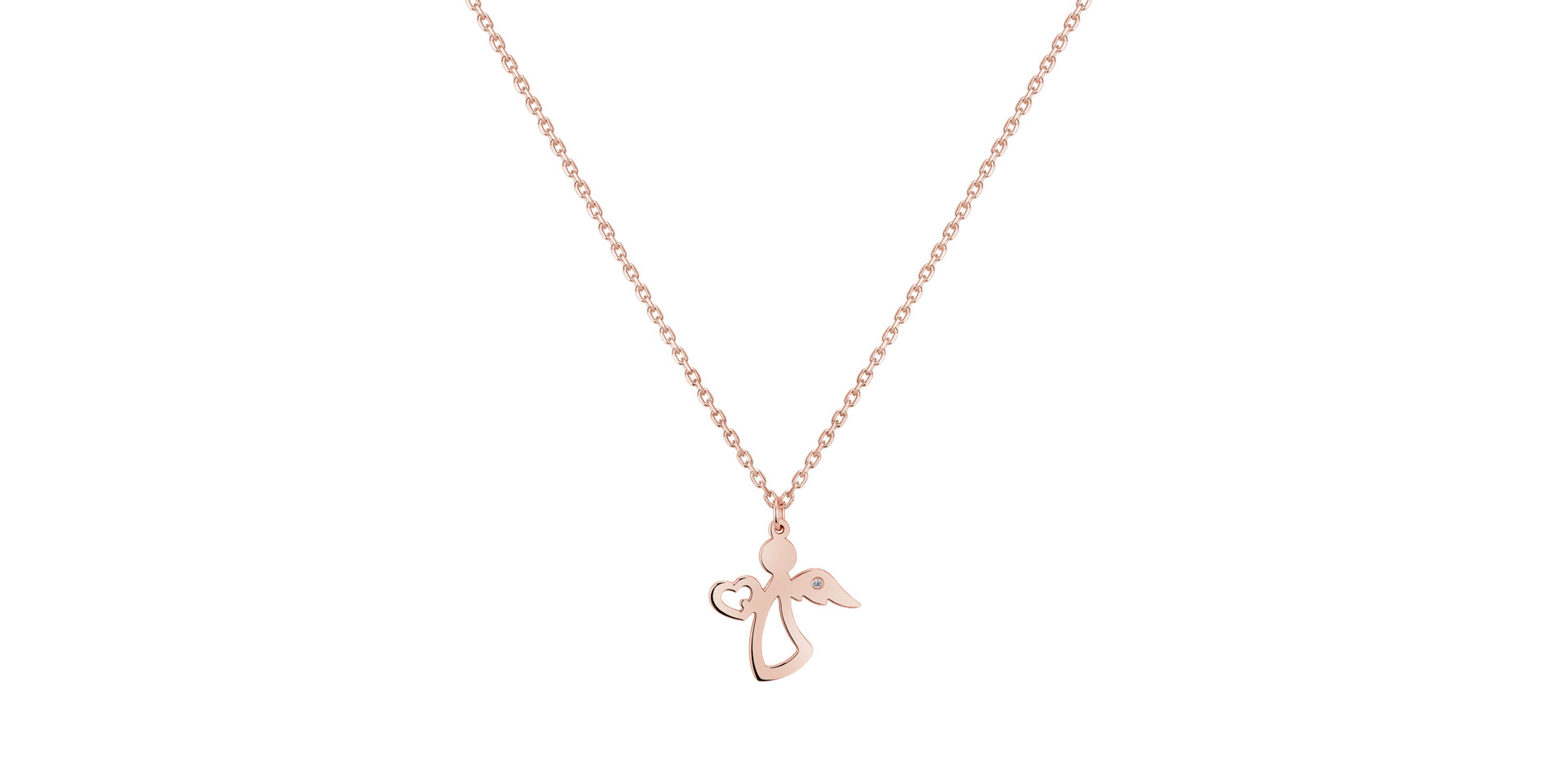 Diamond necklace Angel of Love