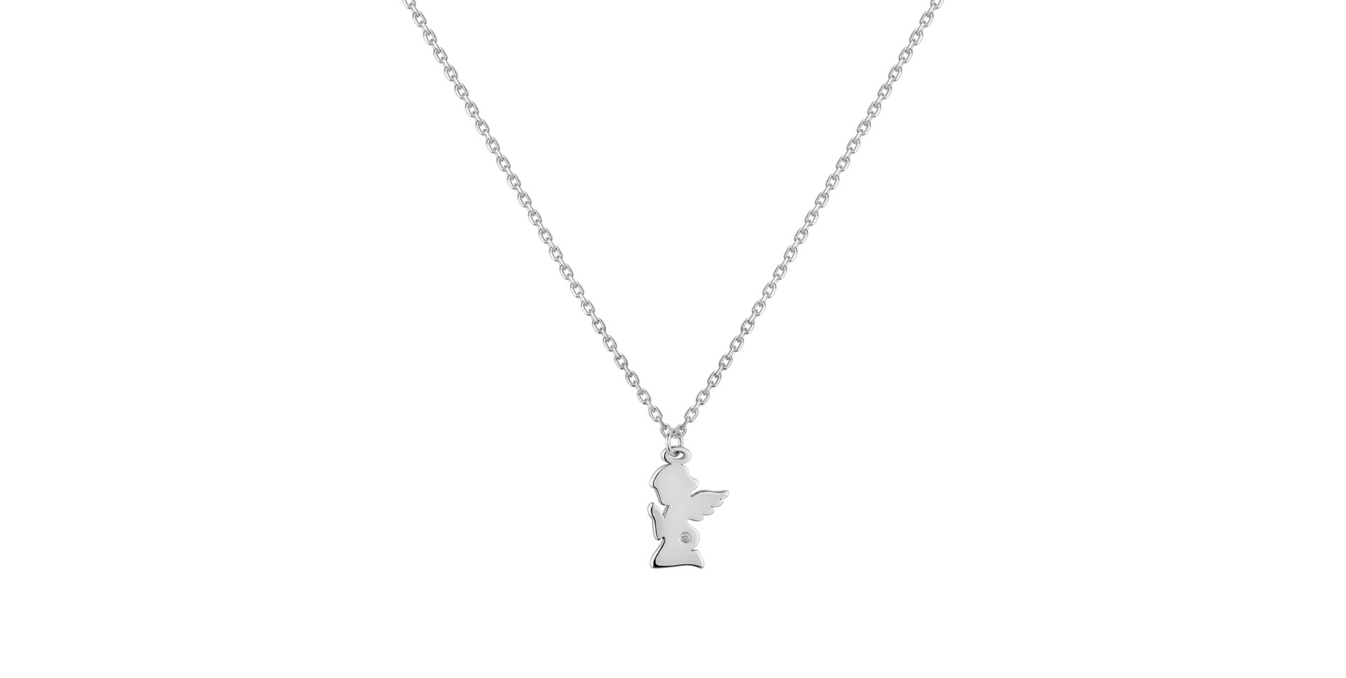 Diamond necklace Lonely Angel
