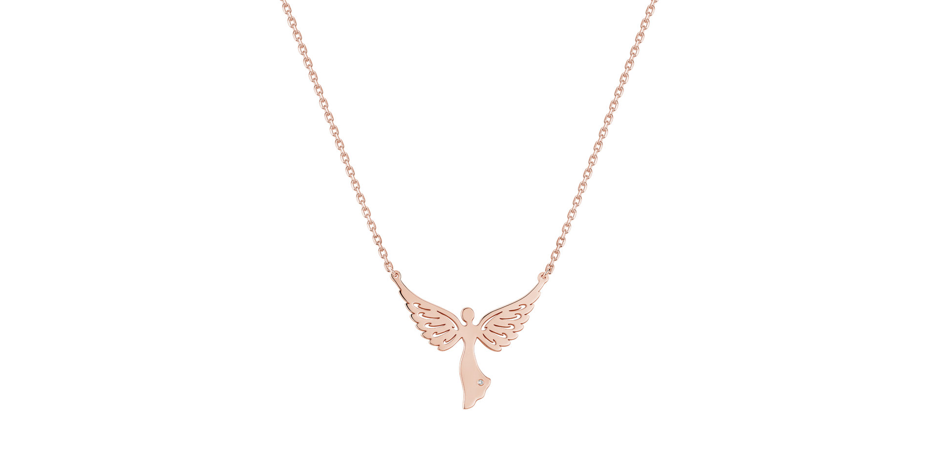 Diamond necklace Angel of Hope