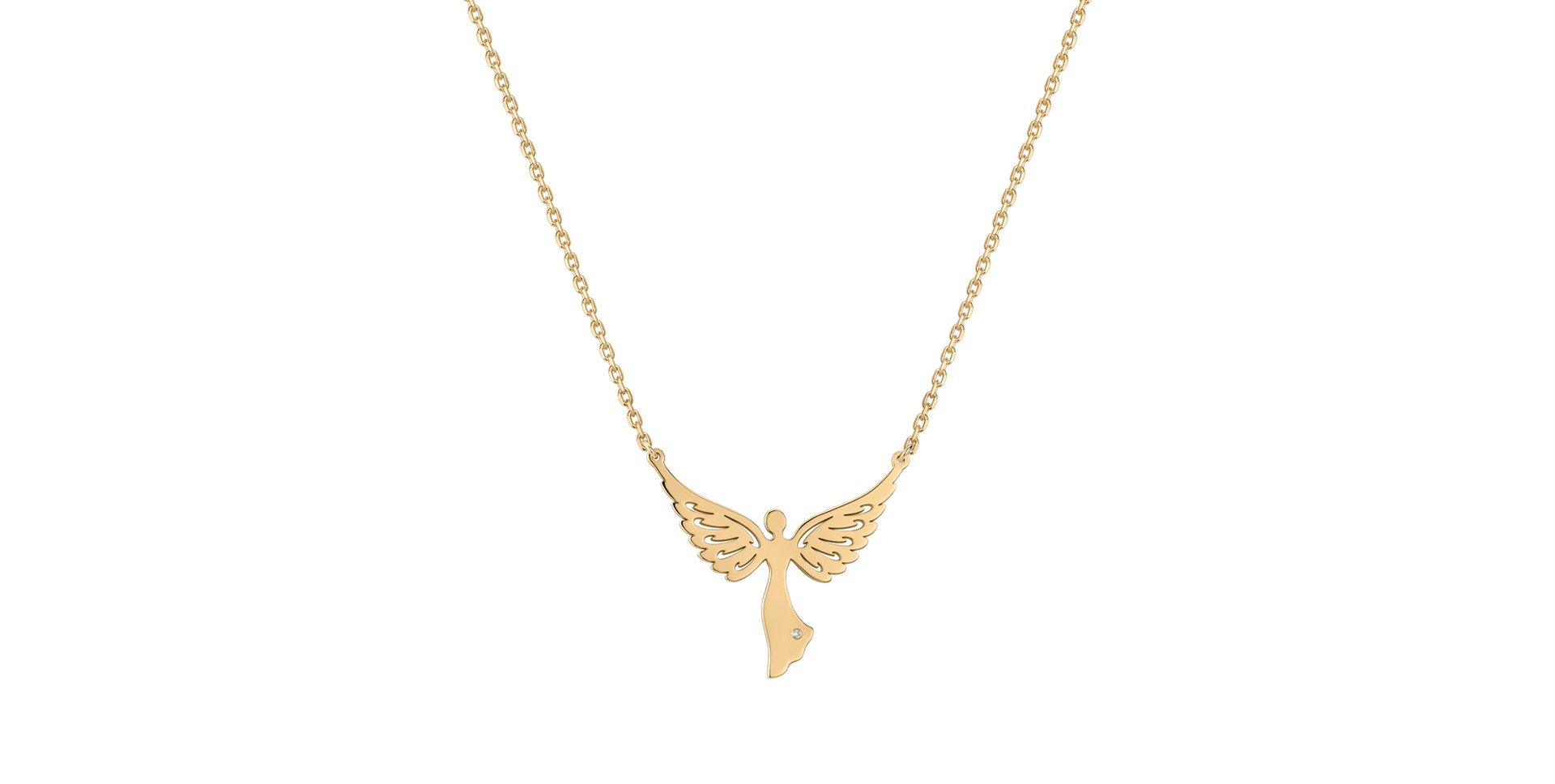 Diamond necklace Angel of Hope