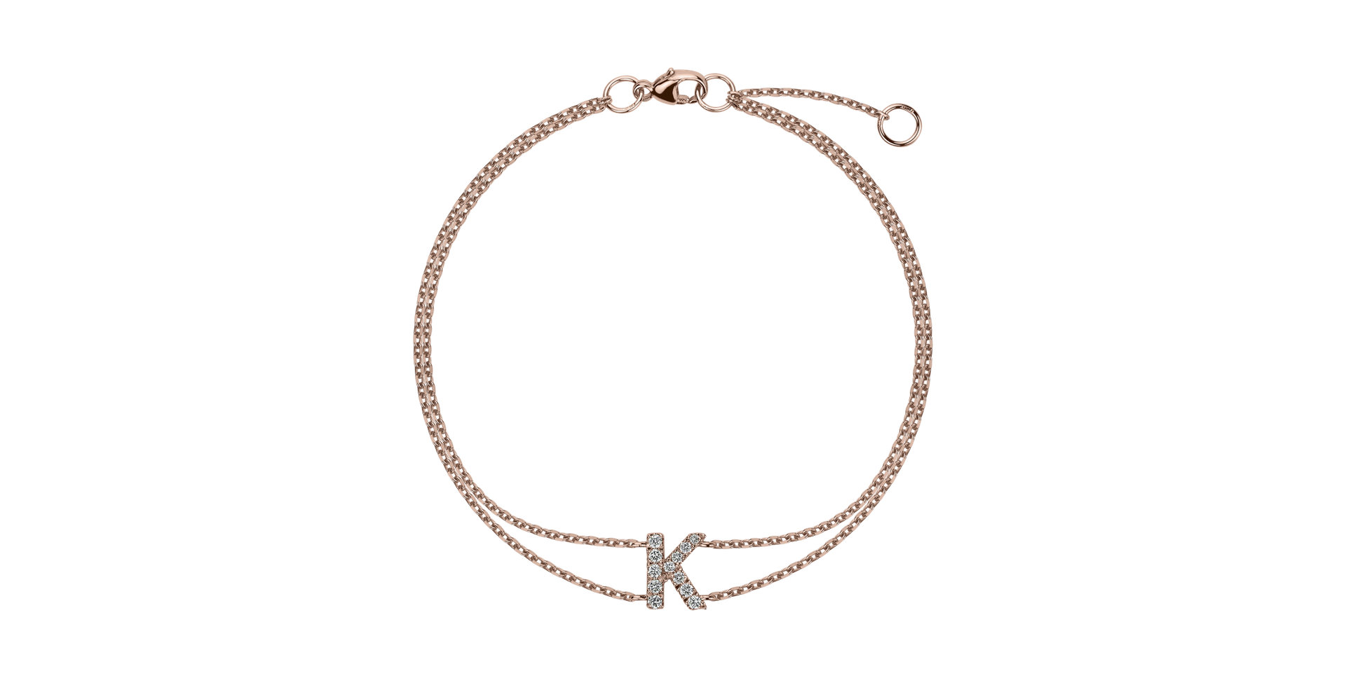Bracelet with diamonds Alphabet Constellations
